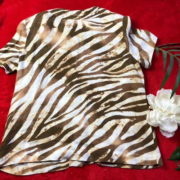 JM COLLECTION size 6P 💯 linen good condition - Picture 3 of 6